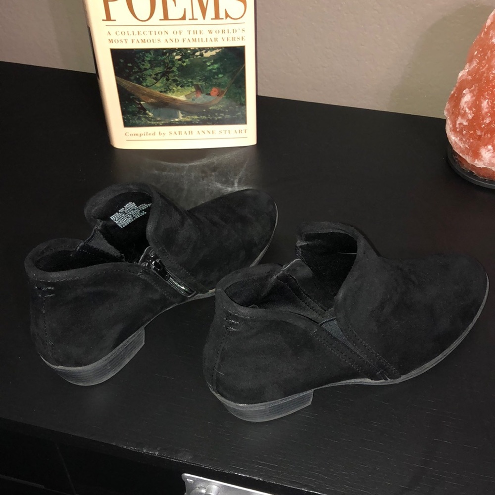 cute black booties